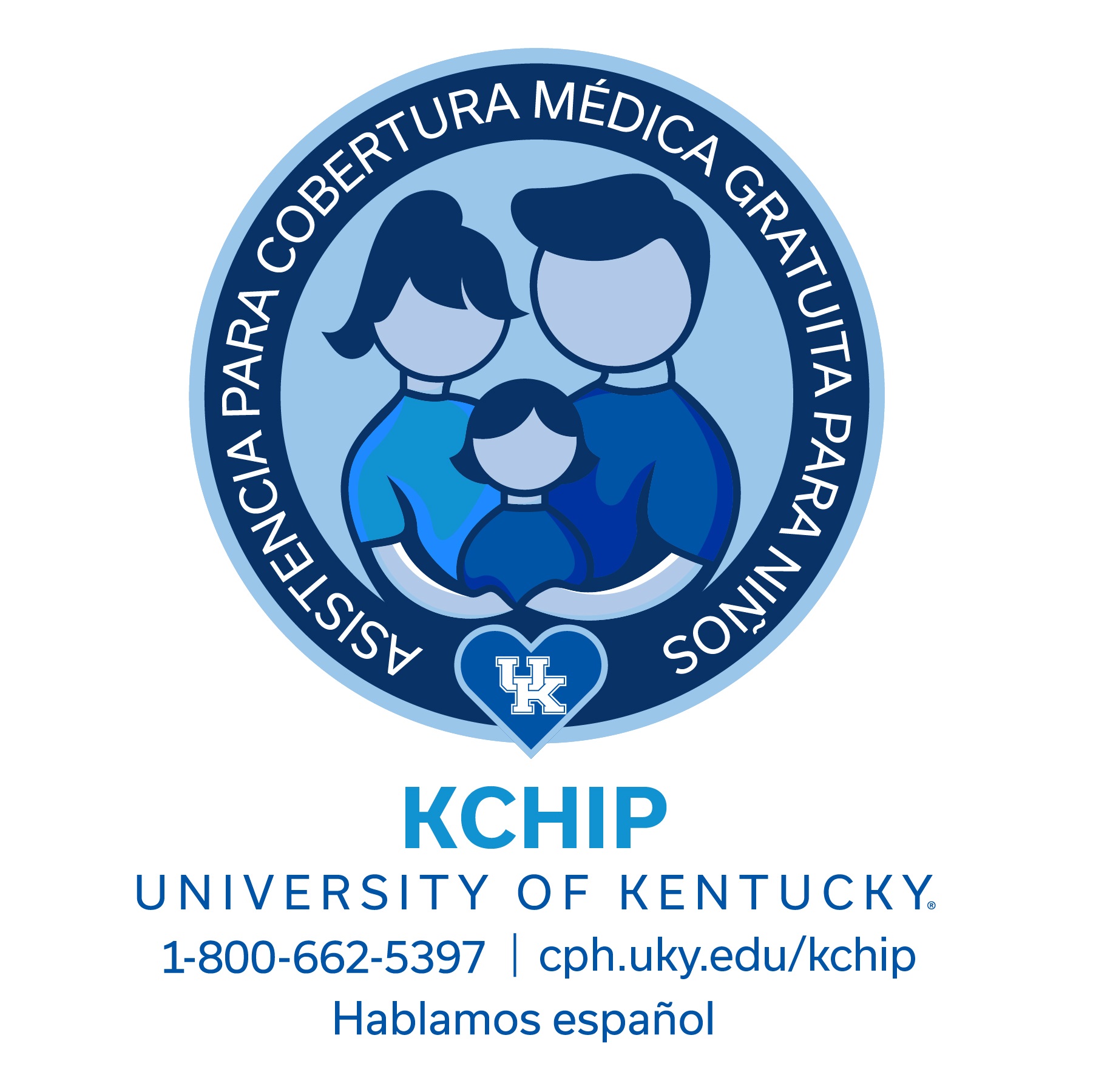 a special logo about how KCHIP helps families