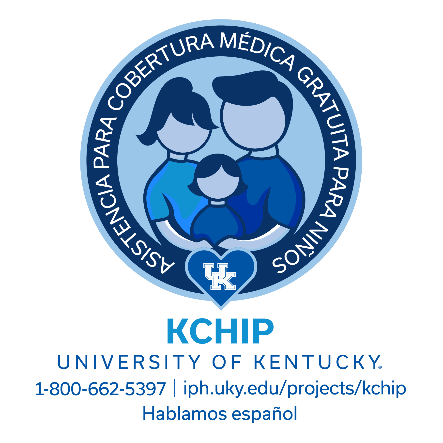 a special logo about how KCHIP helps families