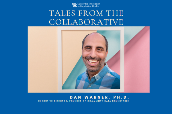 a flyer for the Tales From The Collaborative Podcast (Episode 3) with Daniel Warner Ph.D. episode