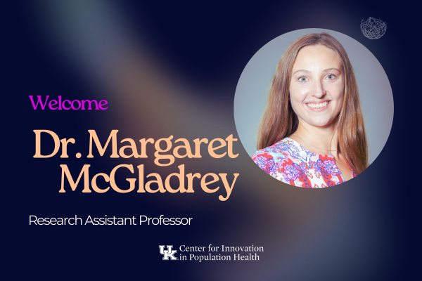 a promotional graphic for Welcome to the IPH Center Dr. McGladrey