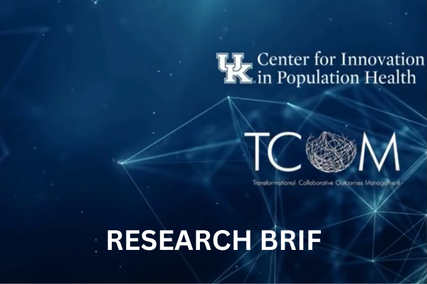 A promotional graphic for TCOM research brief
